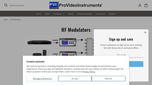 Provideo Instruments - VeCOAX MINIMOD-2+ HDMI