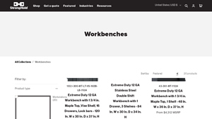 Strong Hold - Extreme Duty Industrial Workbench