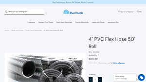 Bluethumb - 4 PVC Flex Hose 50' Roll