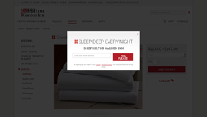 Hilton Garden Inn - Sheet Set