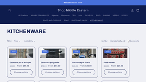 Shop Middle Eastern - Couscous Pots and Food Wormer