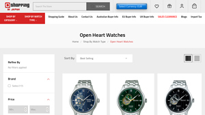 Shopping in Japan - Open Heart & Skeleton Watches