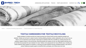 Shred-Tech® - Textile Shredders