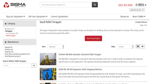 Sigma Equipment - StraPack RQ-8HE Automatic Horizontal Pallet Strapper