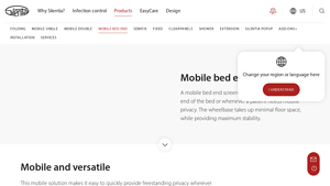 Silentia - Mobile Bed End Screen