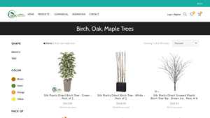 Silk Plants Direct - Artificial Birch Trees