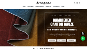 Wensli Silk - Silk Fabric & Products
