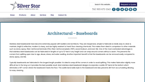 Silver Star Metal - Stainless Steel Baseboards