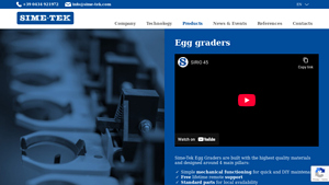Sime-Tek - Automatic Egg Graders