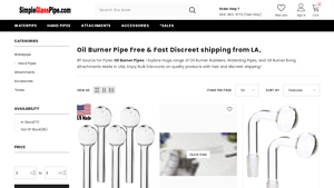 Simple Glass Pipe - Pyrex Oil Burner Pipes