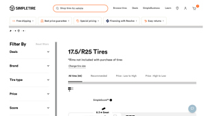 SimpleTire - 17.5/R25 Tires