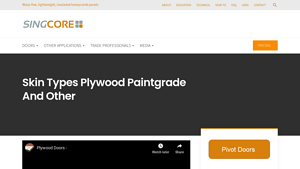 Sing Core - Plywood Door Skins