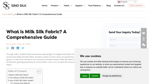 Sino Silk - Milk Silk Fabric