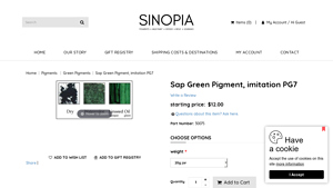 Sinopia - Sap Green Pigment