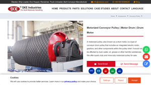 SKECON - Motorized Conveyor Pulley