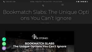 SK Stones USA - Bookmatch Slabs
