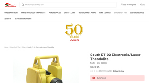 South - ET-02 Electronic/Laser Theodolite