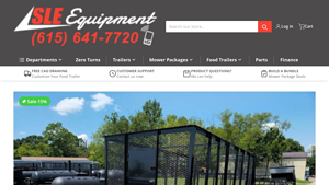 Sleequipment - 6.4' x 14' Utility Trailer