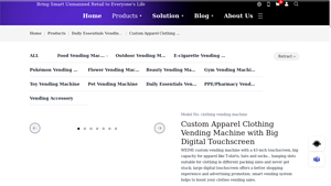 Smart Vending - Custom Apparel Machine