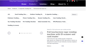 Smart Vending Machine - High-Capacity Vape Dispenser