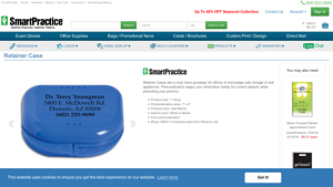 SmartPractice Dental - Personalized Retainer Case