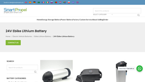 SmartPropel - Custom 24V Ebike Lithium Batteries