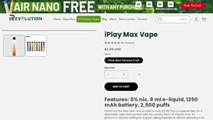 iPlay Max - Passion Fruit Vape