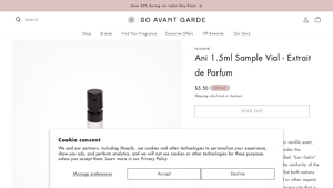 Ani - Extrait de Parfum Sample Vial