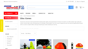 Soccer Innovations - 8 Deluxe Quality Disc Cones Set of 24