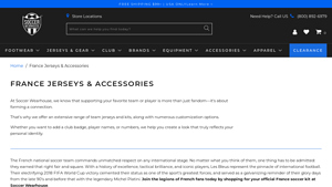 Soccer Wearhouse - France National Team Kits