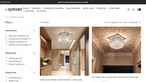 Sofary - Modern Art Design Crystal Spiral Raindrop Chandelier