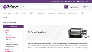 Sofasco - DC Cross Flow Fans