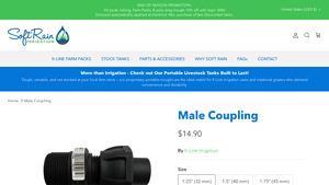 K-Line Irrigation - Male Coupling
