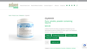 Solace Nutrition - GlyMAX