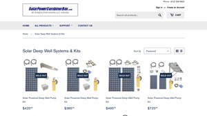 Solar Power - Deep Well Pump Kits