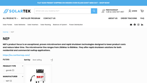 SolarTek Corp - Microinverters and Rapid Shutdown Solutions