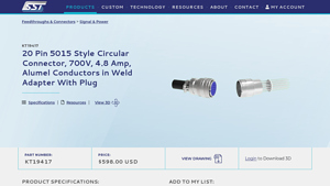 Solid Sealing - Circular Connector KT19417