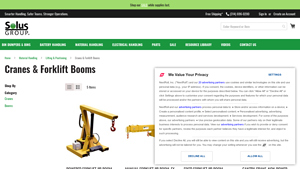 Solus Group - Powered Forklift Jib Boom