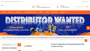 Soon True - SI-150L On Edge Biscuit Packaging Machine