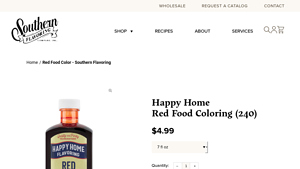 Southern Flavoring - Red Food Color