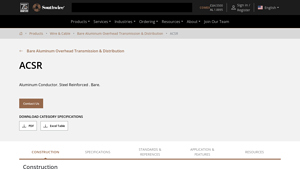 Southwire - ACSR (Aluminum Conductor, Steel Reinforced)