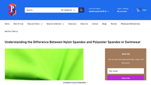 Spandex Palace - Nylon and Polyester Spandex Solutions