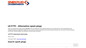 Spark Plug Cross Reference - Alternative Options