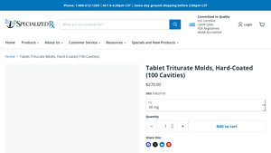 Specialized RX - Tablet Triturate Molds