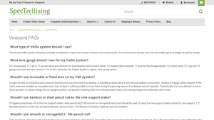 Spectrellising - Vineyard Supplies & Equipment