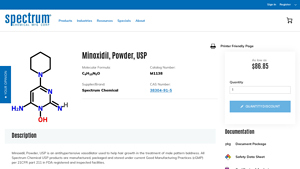 Spectrum Chemical - Minoxidil Powder USP