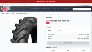Carlisle - Farm Specialist Tractor Tire 13.6-24