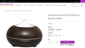 Spiritual Bliss - Wood Grain Essential Oil Diffuser