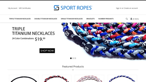 Sport Ropes - Titanium Jewelry Collection