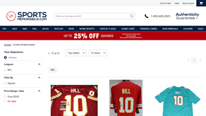 Tyreek Hill - Autographed Jerseys